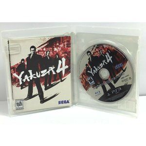 Yakuza 4 / PS3 Sony PlayStation 3 / Complete with Video Game Disc Case & Manual